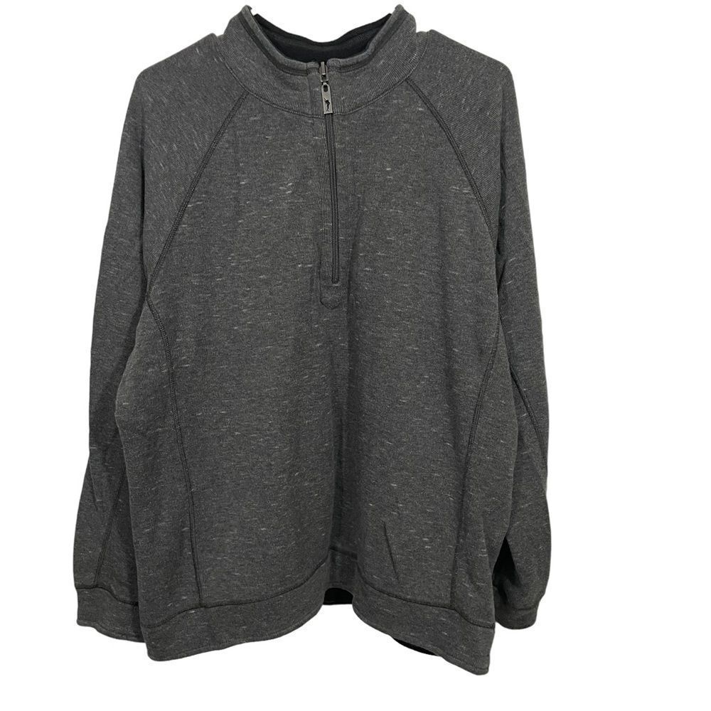 Tommy Bahama Reversible Quarter Zip Pullover Sweater